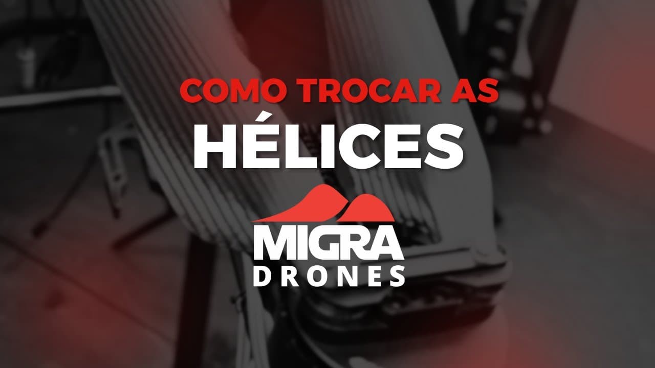Thumbnail do vídeo: Como trocar as hélices do drone Migra de maneira fácil e rápida!