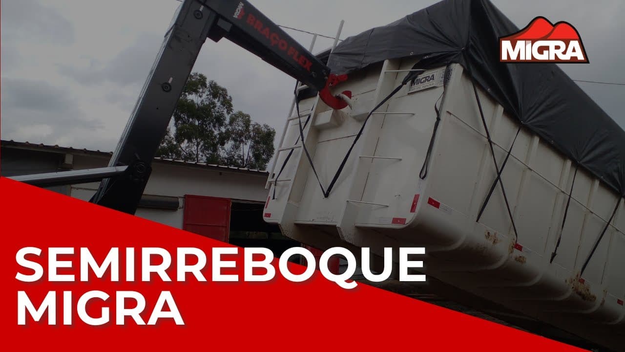 Thumbnail do vídeo: Conheça o semirreboque MIGRA: alto desempenho e durabilidade!