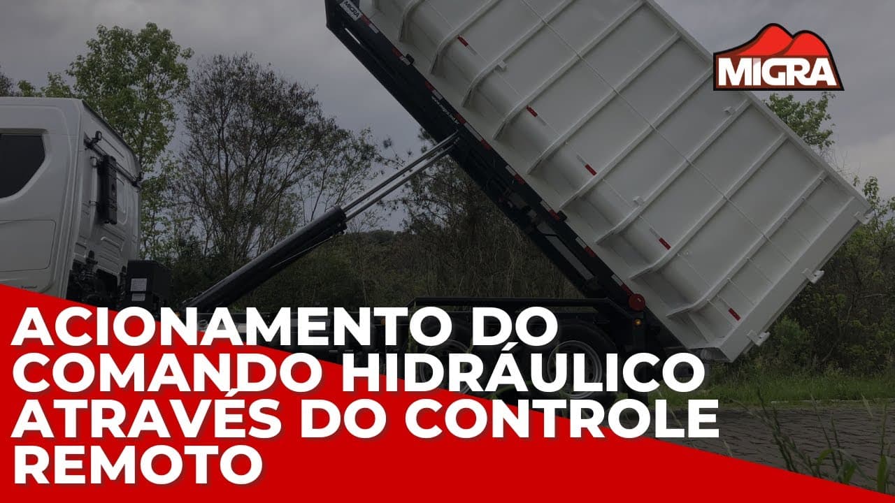 Thumbnail do vídeo: Como acionar o comando hidráulico através de controle remoto